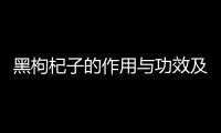 黑枸杞子的作用与功效及禁忌有哪些？